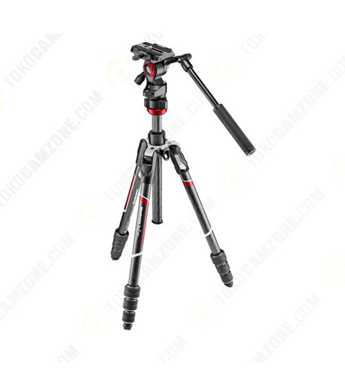 Manfrotto Befree Live Carbon Fiber Video Tripod Kit with Twist Leg Locks